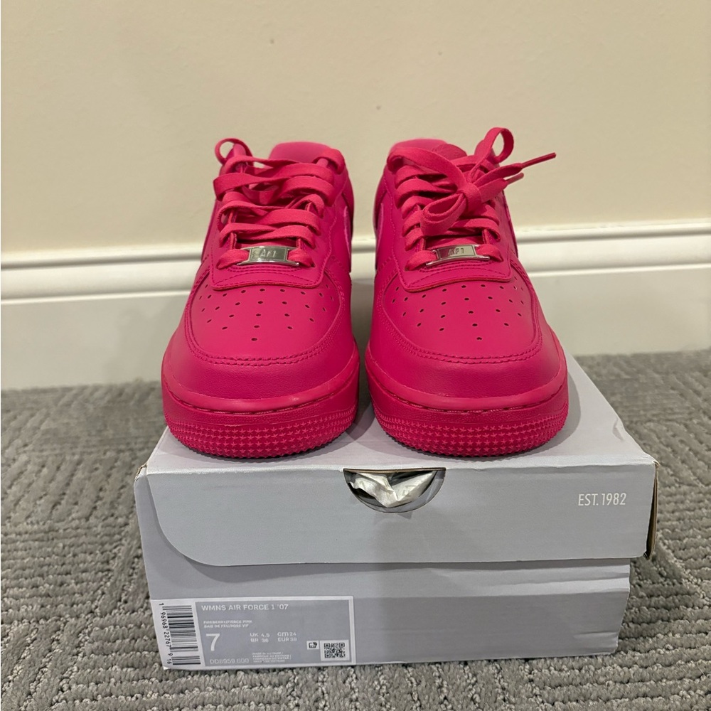 SOLD OUT Nike Air Force 1 '07 Hot Pink Sneakers